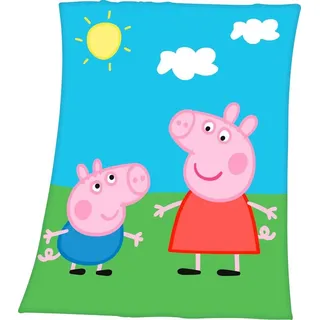 None Kinderdecke »Peppa Pig« mit tollem Peppa Pig Motiv, Kuscheldecke,