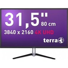 Terra Wortmann  LED 3290W (3840 x 2160 Pixel, 31.50"), Monitor, Schwarz