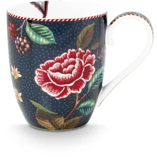 Pip Studio Berry Blues Henkelbecher XL blau 450ml