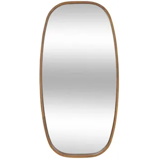 Atmosphera – Jasna Ovaler Wandspiegel aus Holz, 113 x 57 cm – Für Flur, Schlafzimmer, Badezimmer