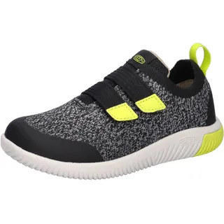Keen Unisex-Child KNX Knit DS Sneakers, Black/Evening Primrose, 27/28