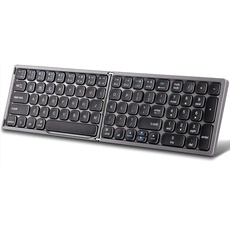 HDWR Computer-Tastatur, kabellos, faltbar, Bluetooth V3.0, kabelloser Betrieb mit Einer Reichweite von bis zu 10 Metern, Betrieb bis zu 80 Stunden, Multipairing, Funktionstasten, typerCLAW BS110