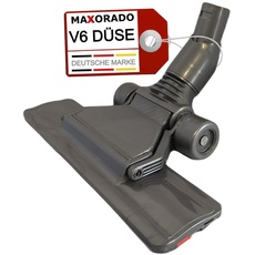 Maxorado Flachdüse Flache Düse Bodendüse für Dyson V6 DC59 DC61 DC62 DC74 DC23T2 DC29 DC66 DC33c Staubsauger Düse I Staubsaugerdüse flach Parkett Hartboden Fuß Kopf Ersatzteil Aufsatz