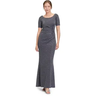 Vera Mont Damen Abendkleid im Glitzer-Look 38, Dunkelblau/Grau