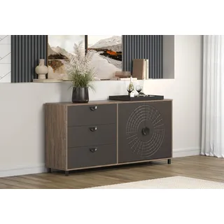 VCM Sideboard 176 x 86 x 42 cm Bronze