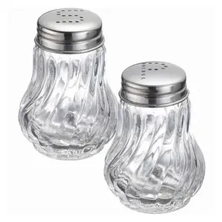 WESTMARK Berlin Salz- & Pfefferstreuerset , Größe: 5,0 x 5,0 x 7,0 cm, 1 Set = 2 Stück