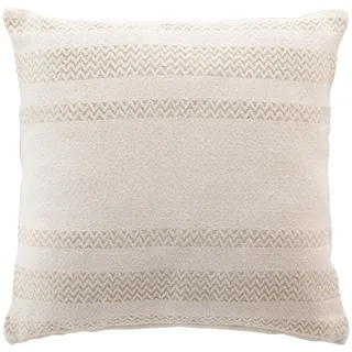 Douceur d'Intérieur Doreline Kissen mit abziehbarem Bezug (40 x 40 cm), Jacquard-Baumwolle und Metallfäden