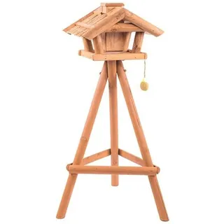 Vogelhaus Bea mit Silo und Ständer Maße: 40x47x34 cm, Kiefer FSC 100%