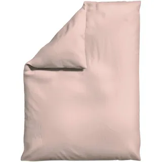 schlafgut Woven Satin Uni Rosa 155 x 220 cm