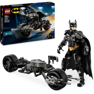 LEGO DC Comics Super Heroes Batman Baufigur mit dem Batpod 76273