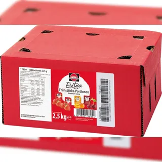 Schwartau Extra Mix Erdbeere, Aprikose, Sauerkirsche), Konfitüre, 100 St.