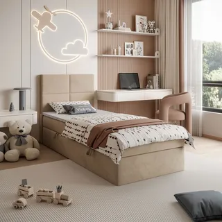 CROSS MINI Kontinentalbett mit Matratze und Topper, 70x200 Royal Velvet 170