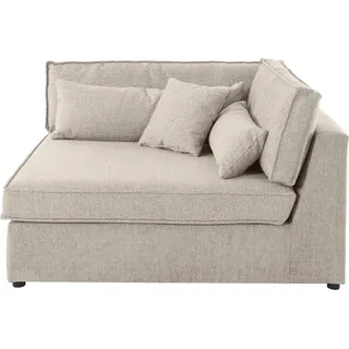 OTTO home Sofa-Eckelement »Enid« Teil eines Modulsofas, fester Sitzkomfort, auch in Breitcord, beige,