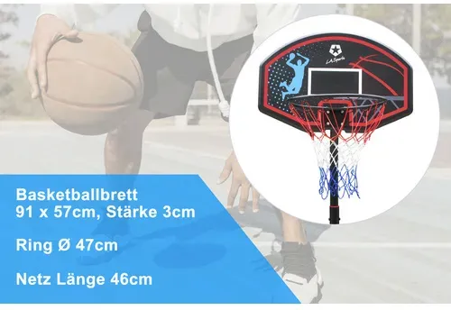 Bild von Basketballkorb mit Ständer