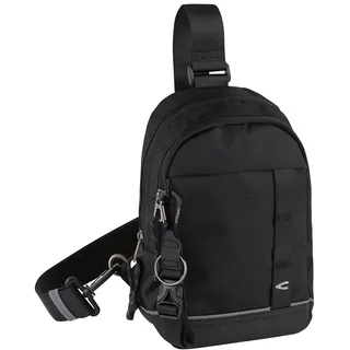 camel active Connect Herren Handtasche Sling Bag Rucksack, 4 L Schwarz