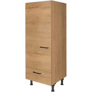 Nobilia Geräteumbauschrank , Eichefarben , Metall , 1 Schubladen , einzeln stellbar, nur wie online abgebildet bestellbar , 60x168x58 cm , Blauer Engel, Pefc, Goldenes M, Made in Germany, DGM-Klimapakt , Küchen, Küchenmöbel, Küchenschränke, Geräteumbauschränke