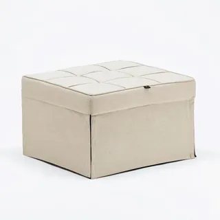 Sweet Relax Stoff Pouf Klappsessel Bett - Beige - Beige
