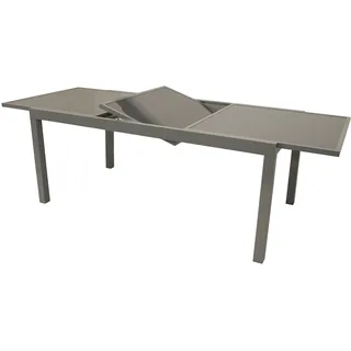 FRG PISA Ausziehtisch 140-200 x 90 x 74 cm Grau/Silber