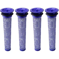 Wessper 4 Stück Waschbar Pre Motor Stick Filter für Dyson V8 V7 V6 & DC58 DC59 DC61 DC62 DC74 Staubsauger Zubehör | Dyson Ersatzteile Ersatzfilter Staubsauger Filter