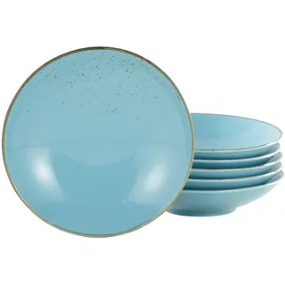 CreaTable Essteller NATURE COLLECTION 22 cm blau 6er Set