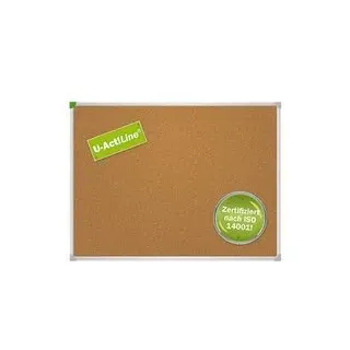 FRANKEN Pinnwand U-Act!Line® 160,0 x 120,0 cm Kork braun
