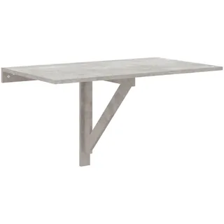 vidaXL Wand-Klapptisch Betongrau 100x60x56 cm Holzwerkstoff