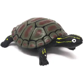 Stretch Schildkröte schwarz gelbe Streifen