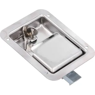 Spülhalterpaddeltür Latch Wetterfest 304 Edelstahl -Toolbox -Schloss mit 2 Tasten für Wohnmobilanhänger