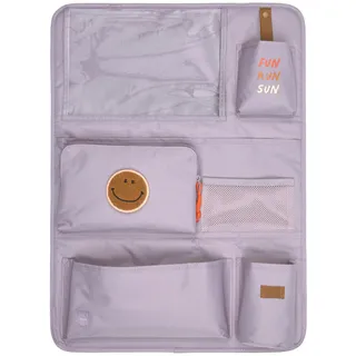 Lässig Autoorganizer Autorücksitzorganizer Rücksitztasche für Auto zum Hängen zusammenklappbar/Car Wrap-to-Go Lilac
