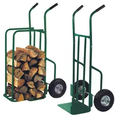 Bild von Sackkarre für Holz, Luftreifen, Grün, Tragkraft 250 kg