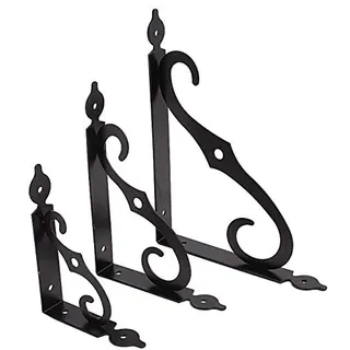 KOTARBAU Regalträger 140 x 190 mm Stahl Winkelverbinder Wandkonsole Winkel Klammer Winkelhalterung Regal Unterstützung Schwerlastkonsole Möbelwinkel