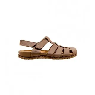 El Naturalista Unisex. 2586211UN005_039 Leder Sandalen N5862 braun Tabernas (44), Wohnung, Klettverschluss, Lässig