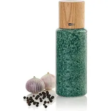 AdHoc Pfeffer- / Salzmühle Yara, green, CeraCut Ceramic Mahlwerk, Keramik/Roteichenholz, D: 6,2 cm, H: 18, Pfeffermühle + Salzmühle, Grün