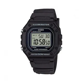 Casio W-218h-1avef Uhr Black One Size