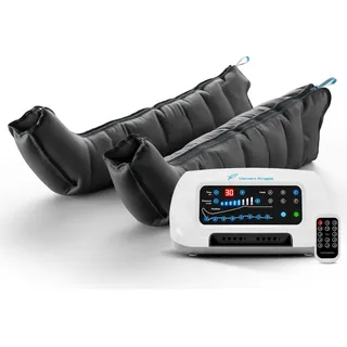 Venen Engel 8 Premium mit Beinmanschetten | 8 Luftkammern | Massagegerät mit 6 Programmen für eine angenehme Gleitwellenmassage an den Beinen | Medizinisch zertifiziert