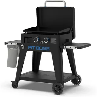 Pit Boss Gasgrill Ultimate Plancha Lift-Off mit 2-Brenner Schwarz-Weiß