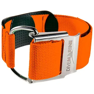 Divemarine Edelstahl Flaschengurt Für Tauchen - Orange - 5-7L
