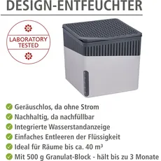 Bild Cube Trockenmittel-Luftentfeuchter 500g grau (50231100)