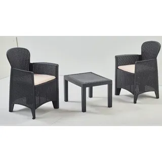 PROGARDEN Akita Set 3-tlg. Anthrazit