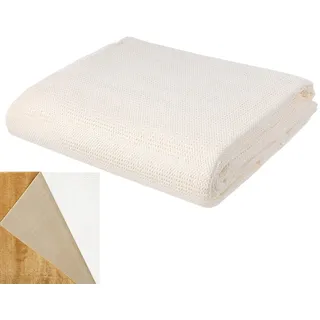 UKCOCO rutschfeste Teppichunterlage 200 × 300 cm aus PVC – verhindert Verrutschen & Faltenbildung für Teppiche auf glatten Hartböden wie Parkett, Fliesen & Vinyl – für Wohnzimmer, Schlafzimmer & Büro