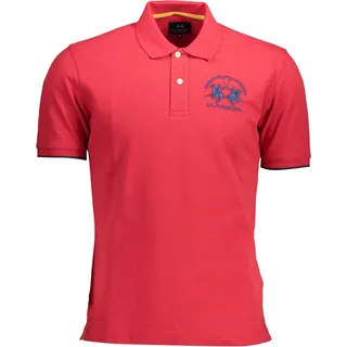 LA MARTINA Polo Herren Textil Rot SF12191 - Größe: M - Rot