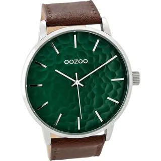 Oozoo Herren Armband-Uhr braun Analog C9441 Timepieces Lederarmband D2UOC9441