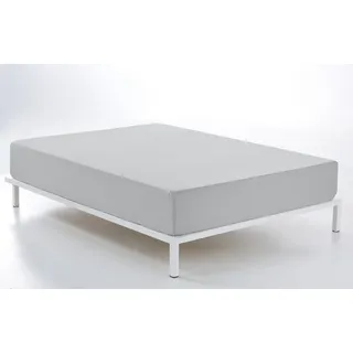 Bajera ajustable color perla Cama de 200 (alto 28 cm) - 50% algodón / 50% poliéster - 144 hilos. Gramage: 115