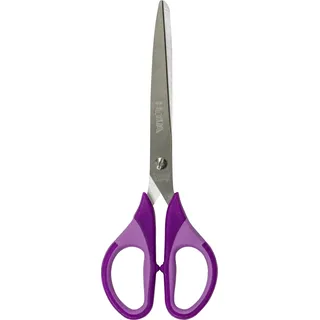 Baier & Schneider Heyda 204809460 Universalschere Colour Code (18 cm mit Soft-Touch-Einlage) violett / purple