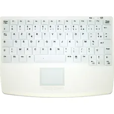 Active Key AK-4450-GFUVS (DE, Kabelgebunden), Tastatur, Weiss