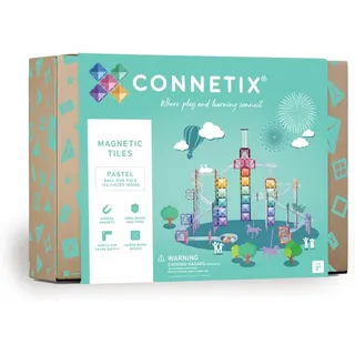Connetix Pastellfarbener Ball Run Pack 106-tlg.