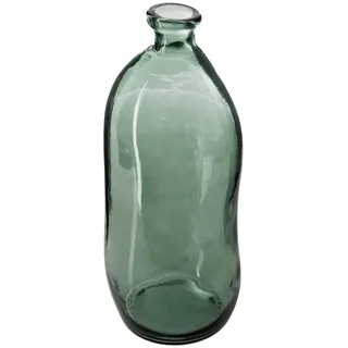 Atmosphera Vase Dame Jeanne – recyceltes Glas – Grün Khaki H35 cm