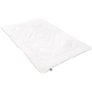 Irisette Noblesse 4-Jahreszeiten Bettdecke - Produziert in Deutschland - Steppdecke mit Bezug aus reiner Baumwolle, 155 x 220 cm, Öko-Tex zertifiziert