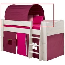 Bild von Hoppekids For Kids Tunnelzelt für Kinderbett, Hochbett, 88 x 69 x 91 cm (B/H/T), Baumwolle, lila