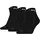 Socken 3 Paar Schwarz 35-38